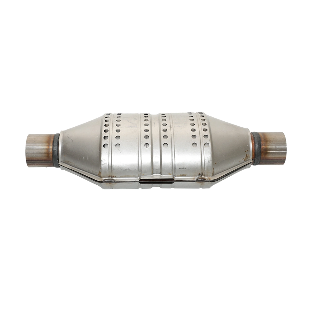 Professional Manufacture Cheap Prices Stainless OEM-Style Ribbed Heat Shield Universal Catalytic Converter for Toyota